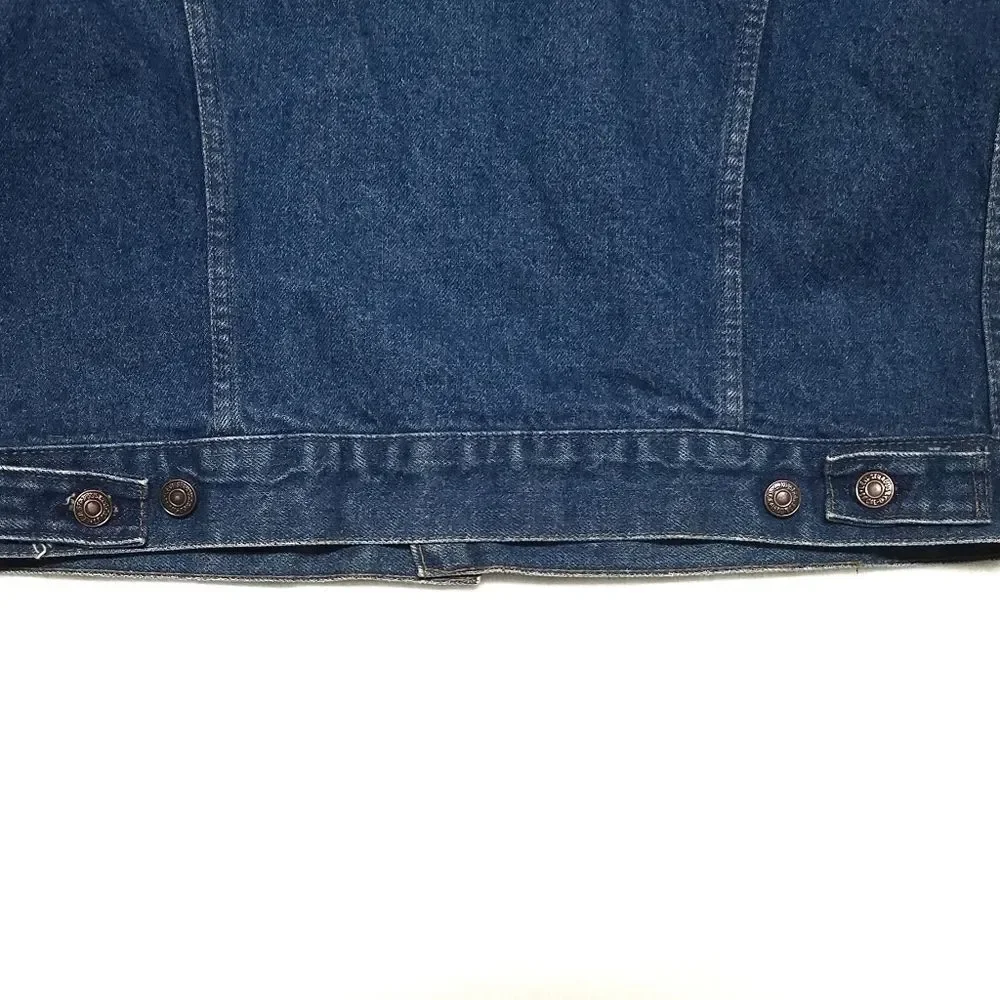 VINTAGE Levi's 506 Mid Wash Denim Trucker Jacket L